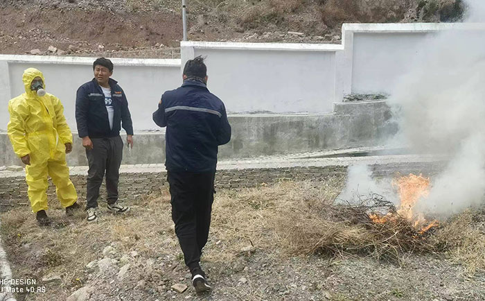 德欽縣污水處理廠應(yīng)急培訓(xùn)、實(shí)操演練